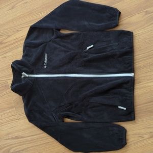 Columbia Jacket Size Small  7 / 8 black fuzzy